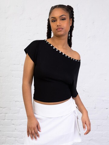 BROKE + SCHÖN Shirt in Black: front
