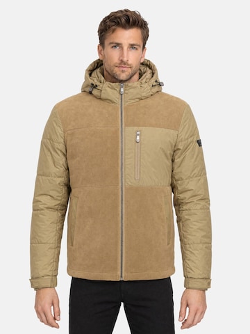 Giacca invernale 'A827' di Tazzio in beige: frontale
