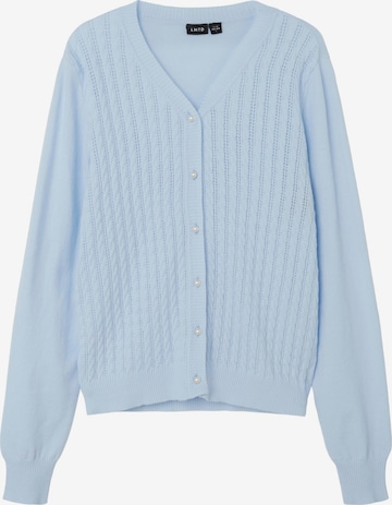 NAME IT Knit Cardigan in Blue: front