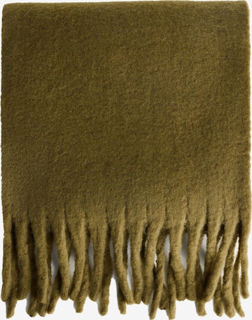 Fular dimensiuni mari de la Bershka pe verde: față