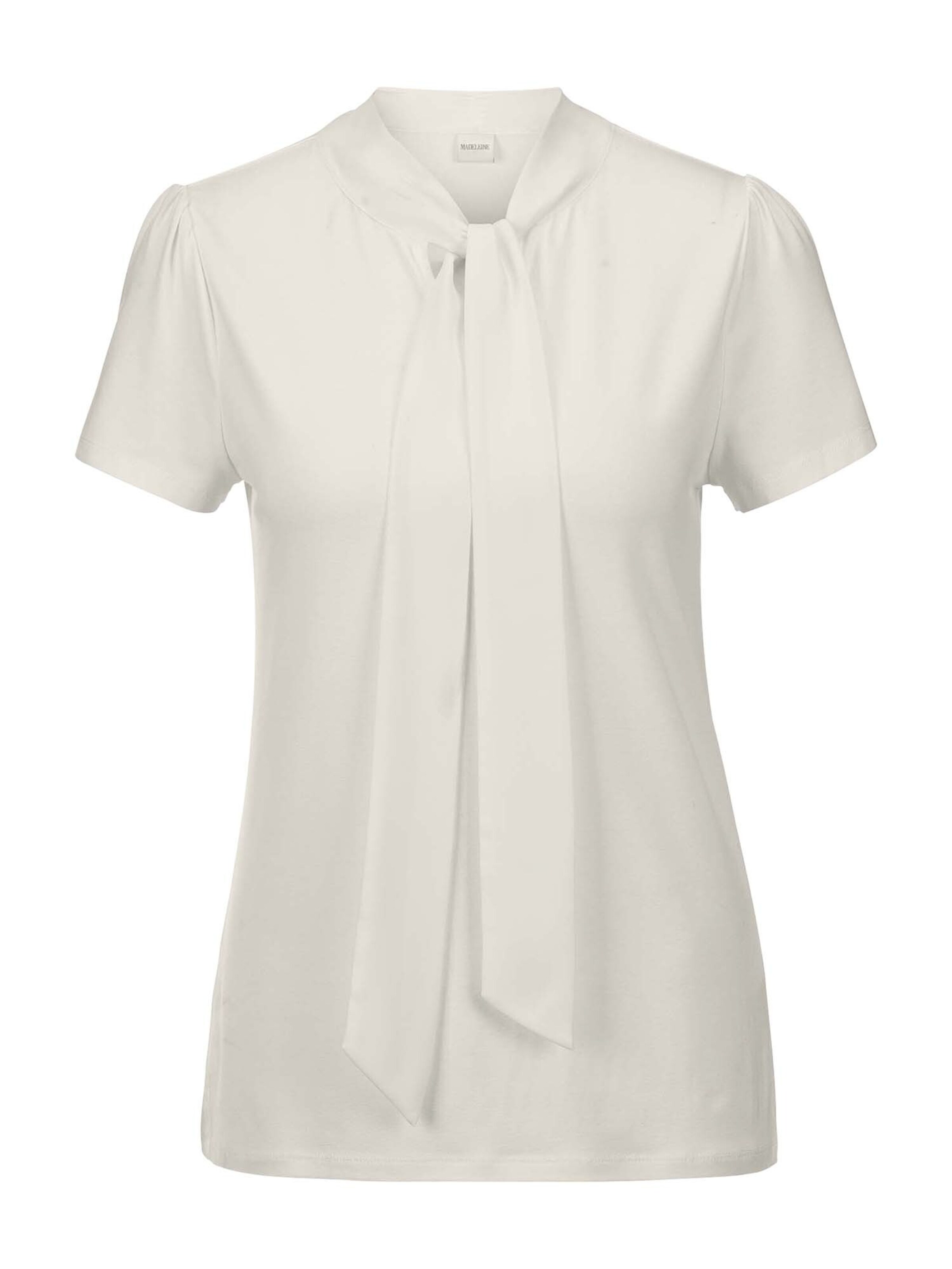 T-shirt MADELEINE en blanc : devant