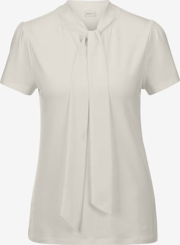 Chemisier MADELEINE en blanc : devant