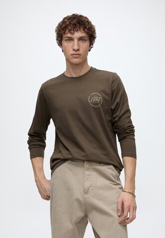 BLEND Shirt 'BHKIARAN' in Braun