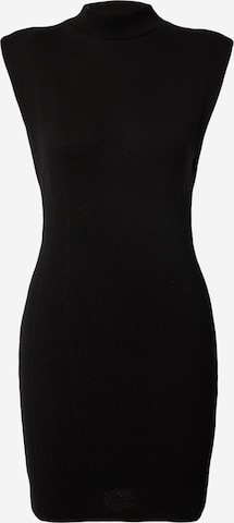 Misspap Pletené šaty - Čierna: predná strana