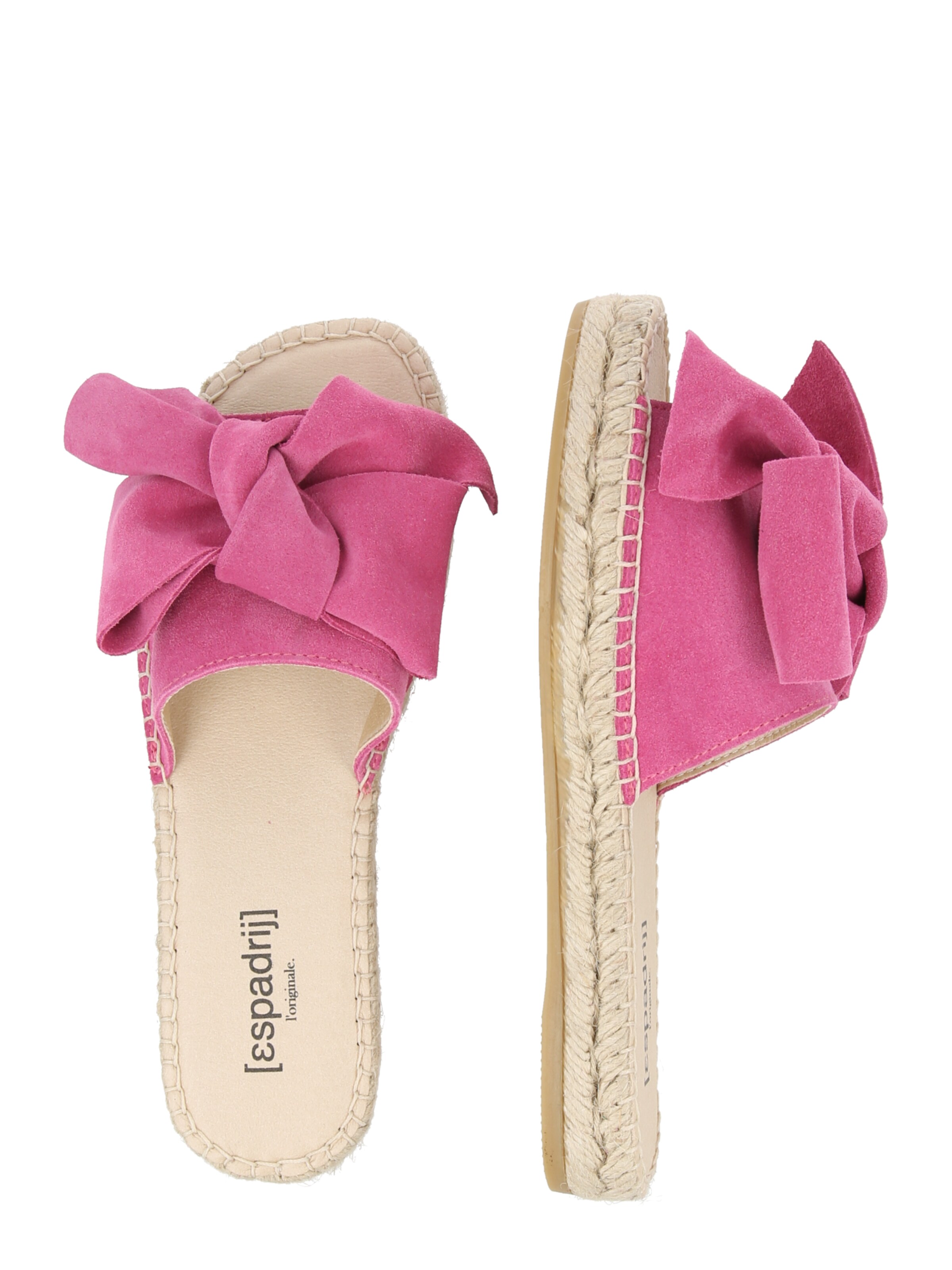 Mule 'CLEO' espadrij l´originale en rose