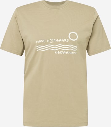 MADS NORGAARD COPENHAGEN T-Shirt in Beige: predná strana