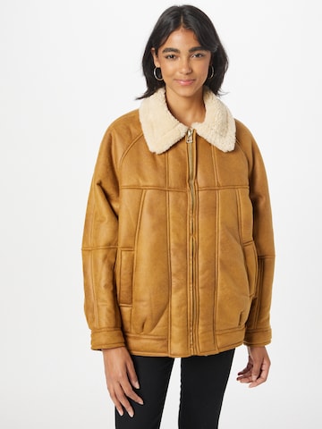 Veste mi-saison BDG Urban Outfitters en marron : devant