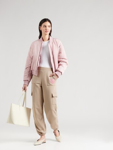 miss goodlife - Tapered Pantalón cargo en beige