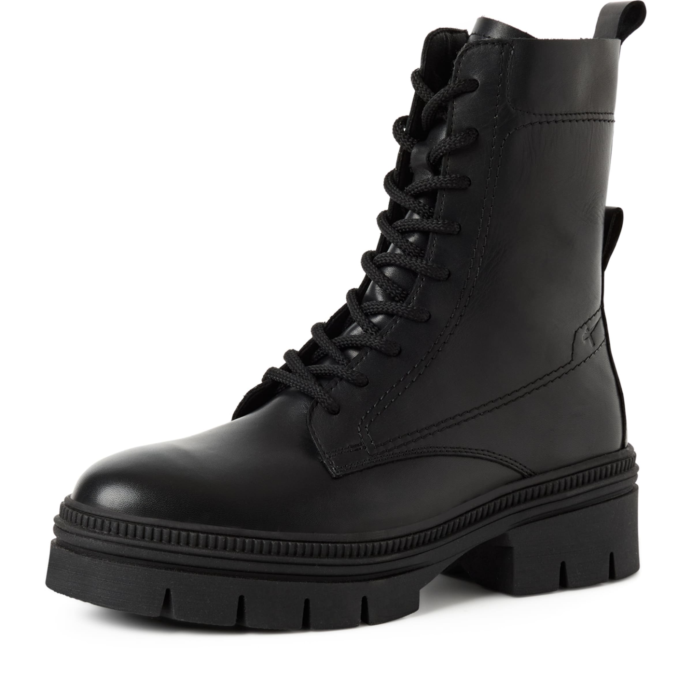 Tamaris - Botim com fivela em preto: frente