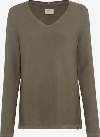 CAMEL ACTIVE Sweater in Green: front