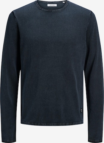 JACK & JONES Sweater 'Leo' in Blue: front