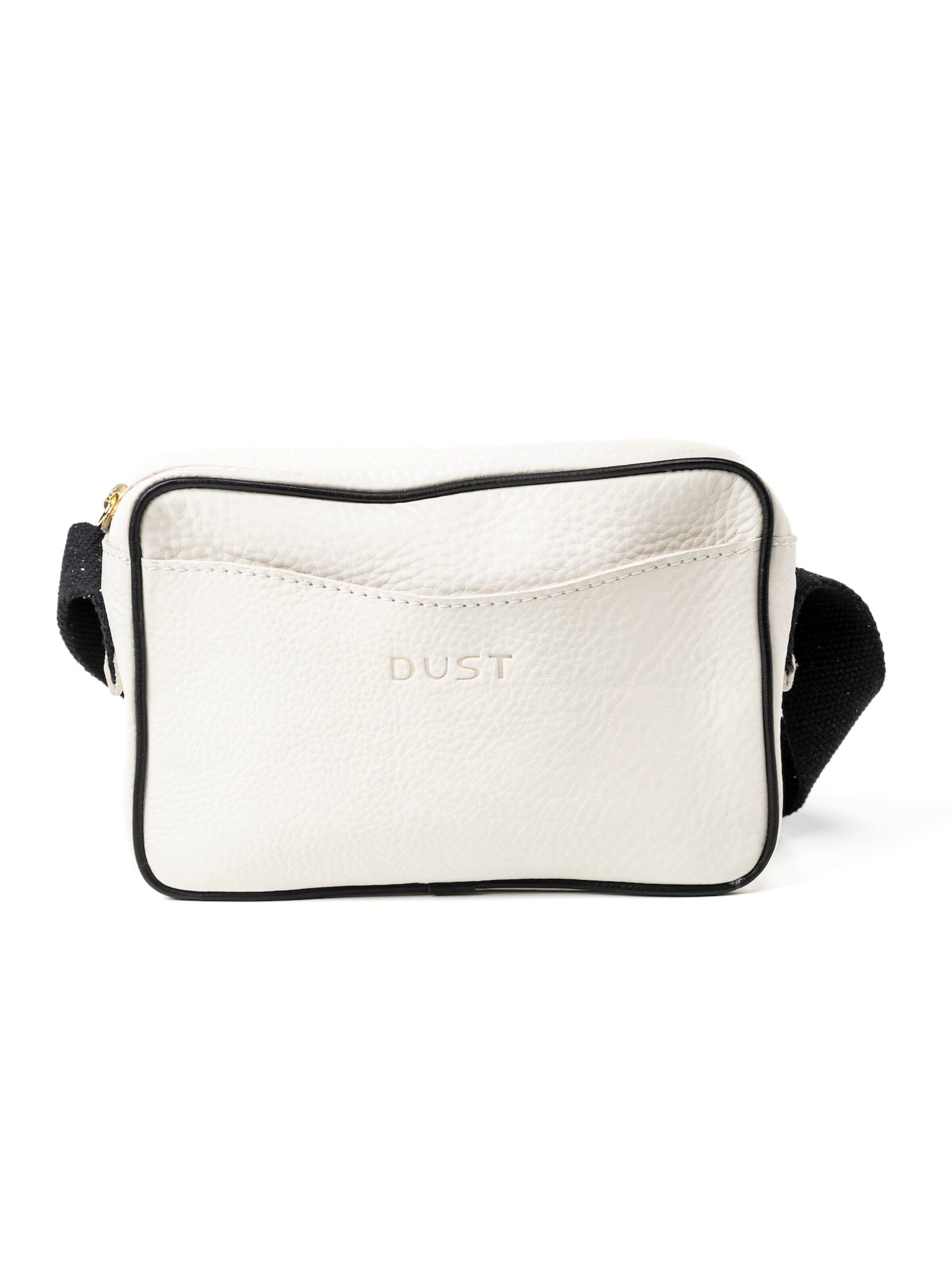 THE DUST COMPANY Crossbody Bag 'Leather Crossbody White The Sausalito Collection' in White: front