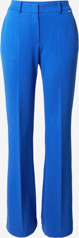 JOOP! Boot cut Pleated Pants in Blue: front