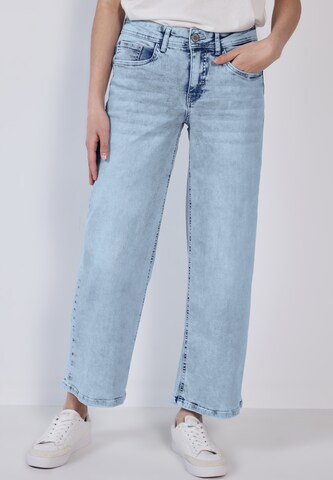 Street One Studio Loosefit Jeans in Blau: Vorderseite