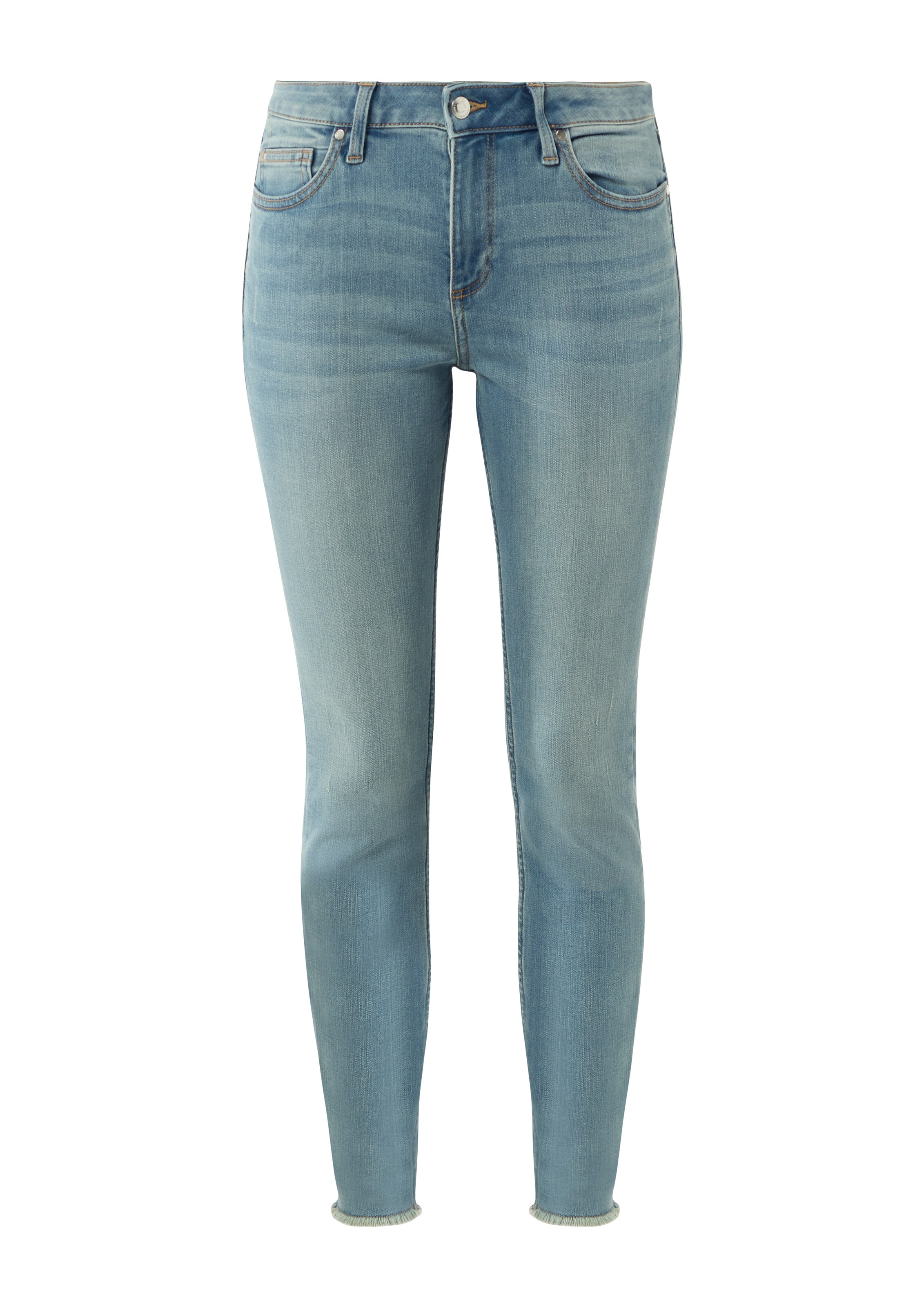 Skinny Jeans 'Sadie' di QS in blu: frontale