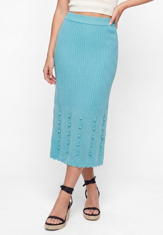 IZIA Rok 'Festival Collection' in Blauw: voorkant