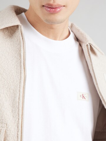 Calvin Klein Jeans Koszulka w kolorze biały