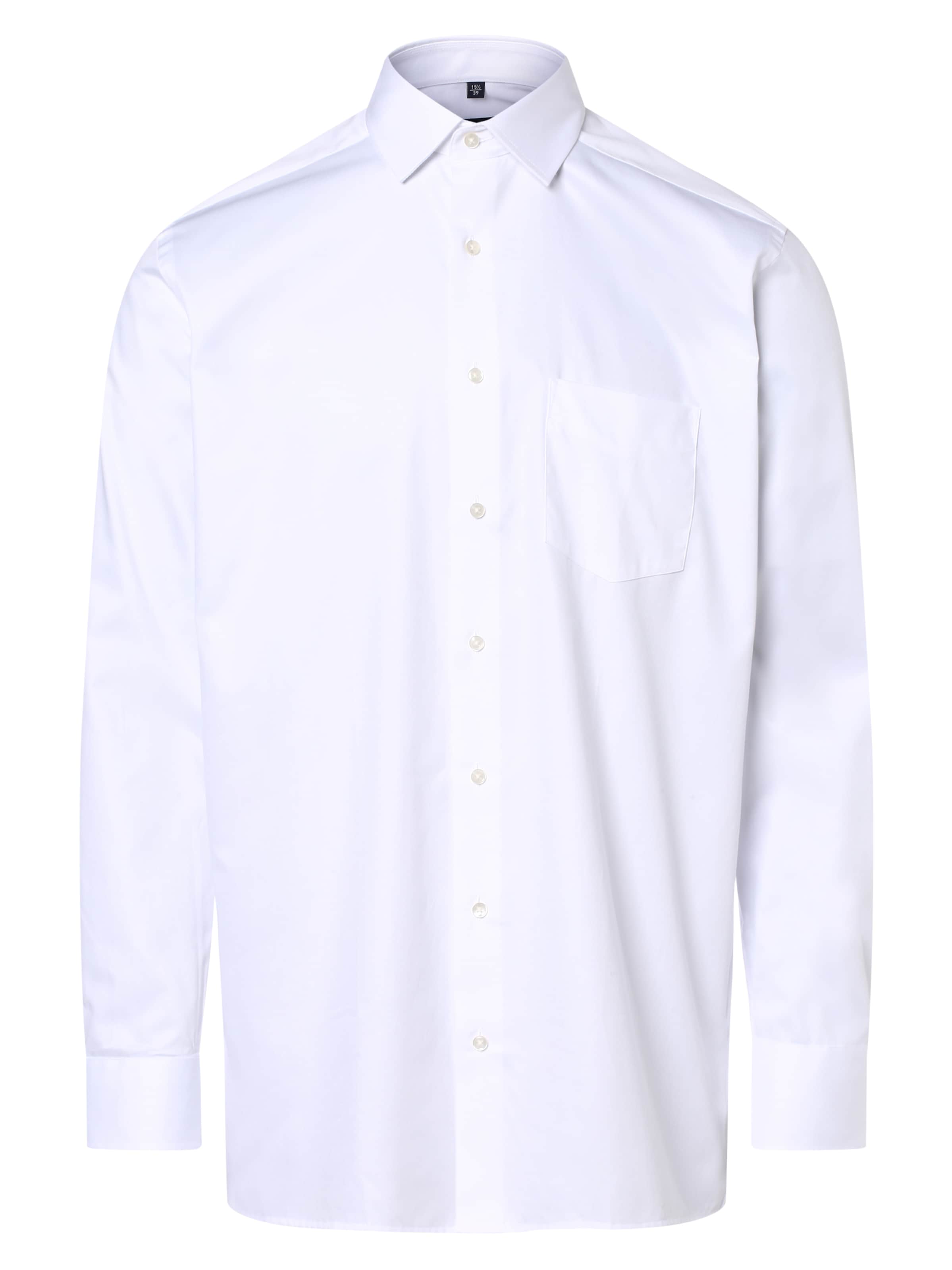 Andrew James Regular fit Zakelijk overhemd in Wit: voorkant