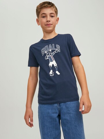 Jack & Jones Junior T-Shirt in Blau: predná strana