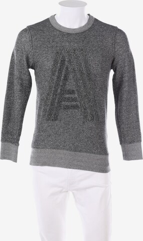 H&M Sweatshirt & Zip-Up Hoodie in S in Grey: front