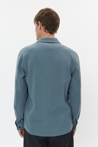 Matinique Regular fit Overhemd 'Pelton' in Blauw