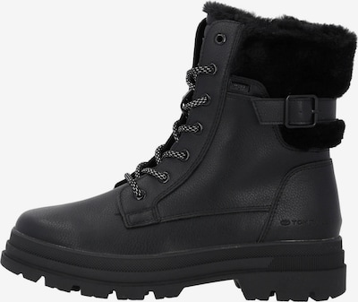 TOM TAILOR Schnürstiefel in schwarz, Produktansicht