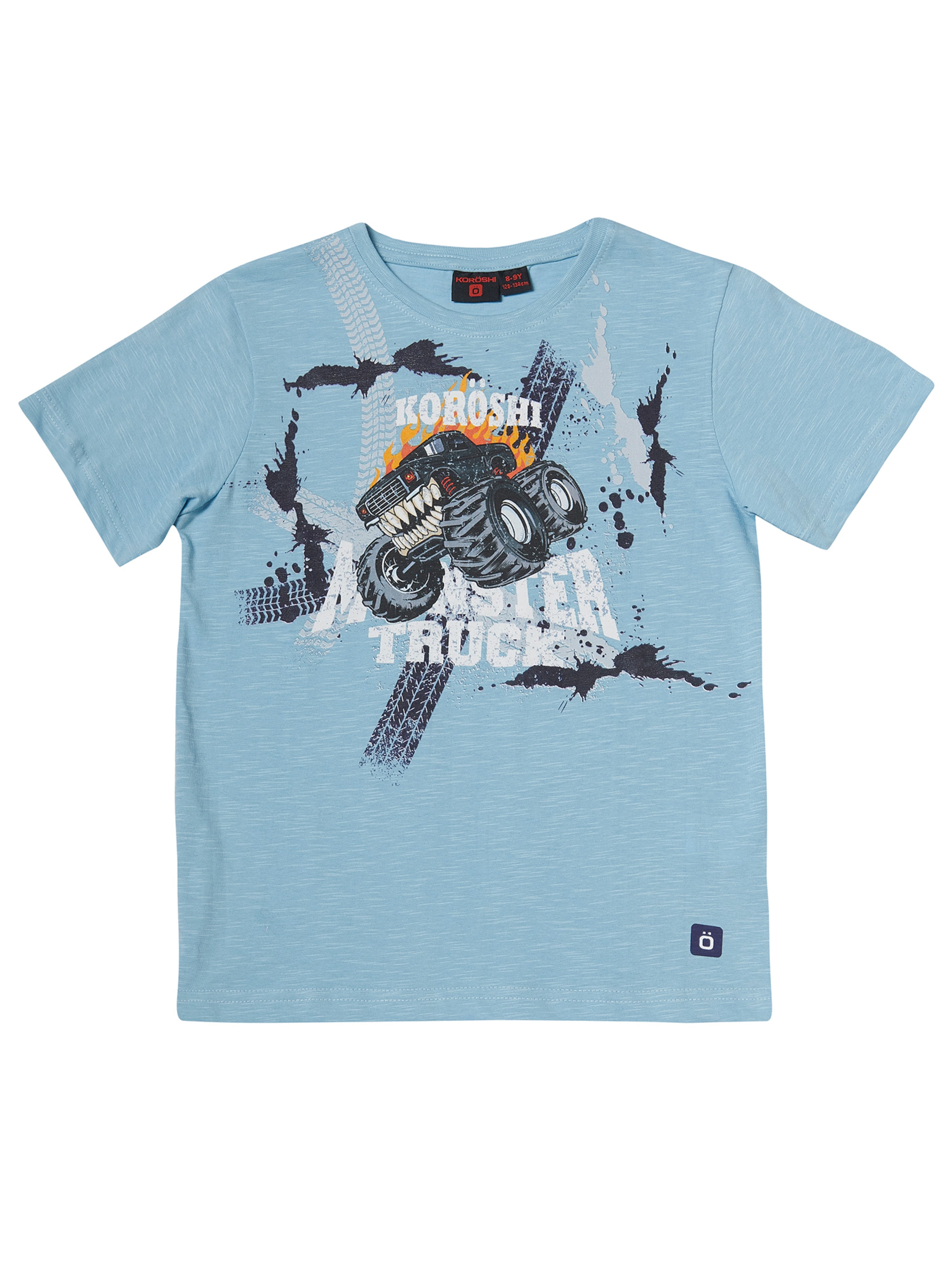 T-Shirt KOROSHI en bleu : devant
