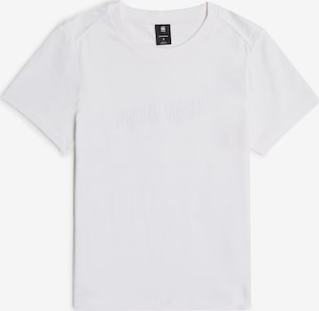 G-STAR T-Shirt in Weiß: Vorderseite