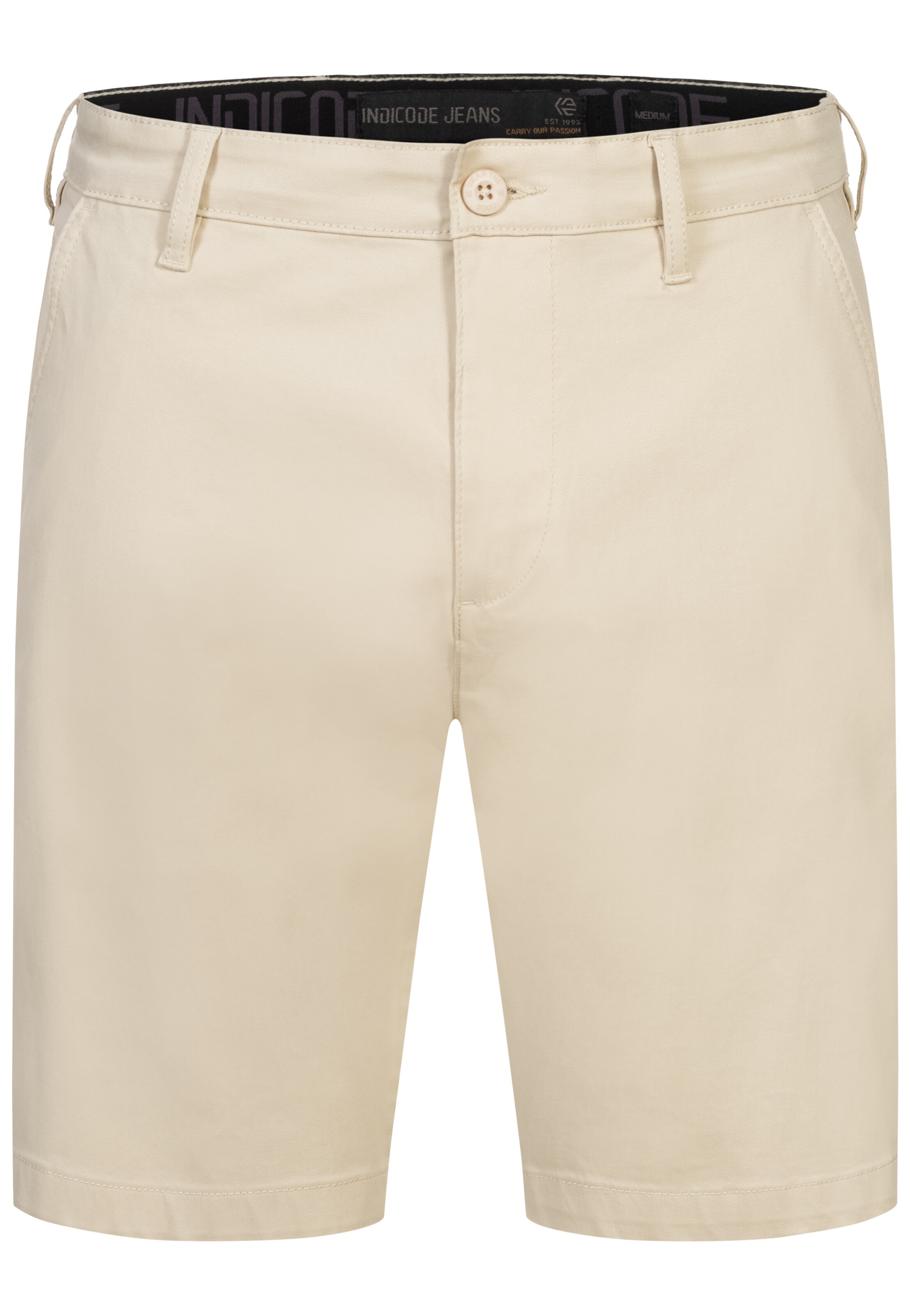 INDICODE JEANS Shorts 'Seven' in Weiß: Vorderseite