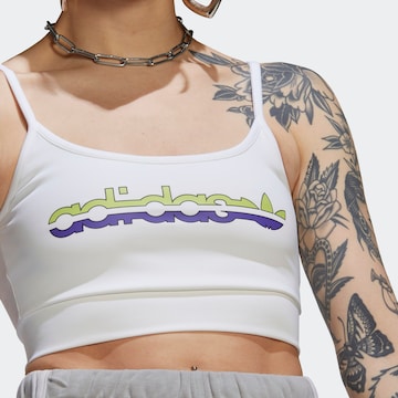 ADIDAS ORIGINALS Top in White