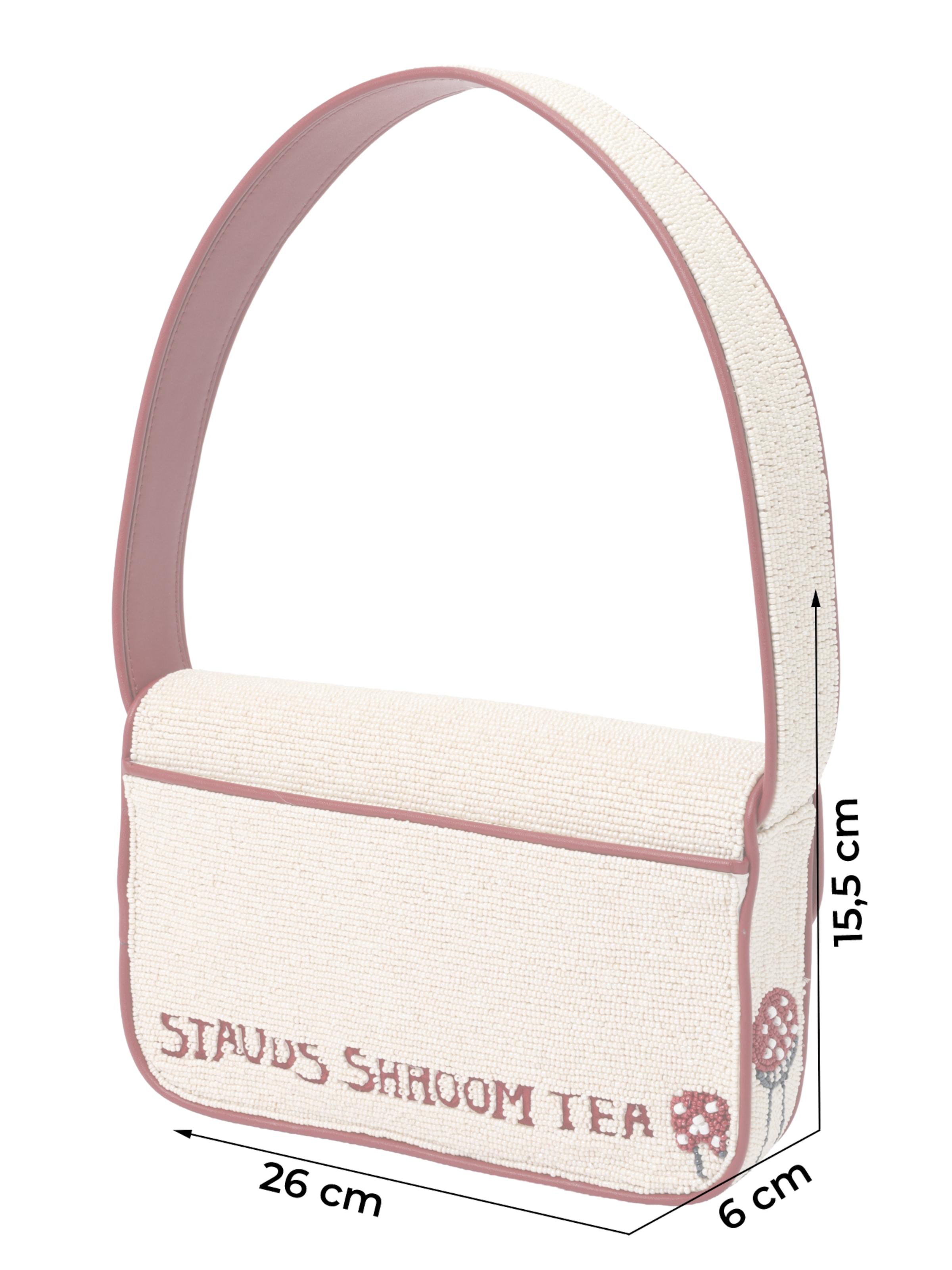 Staud Shoulder bag 'TOMMY' in Beige