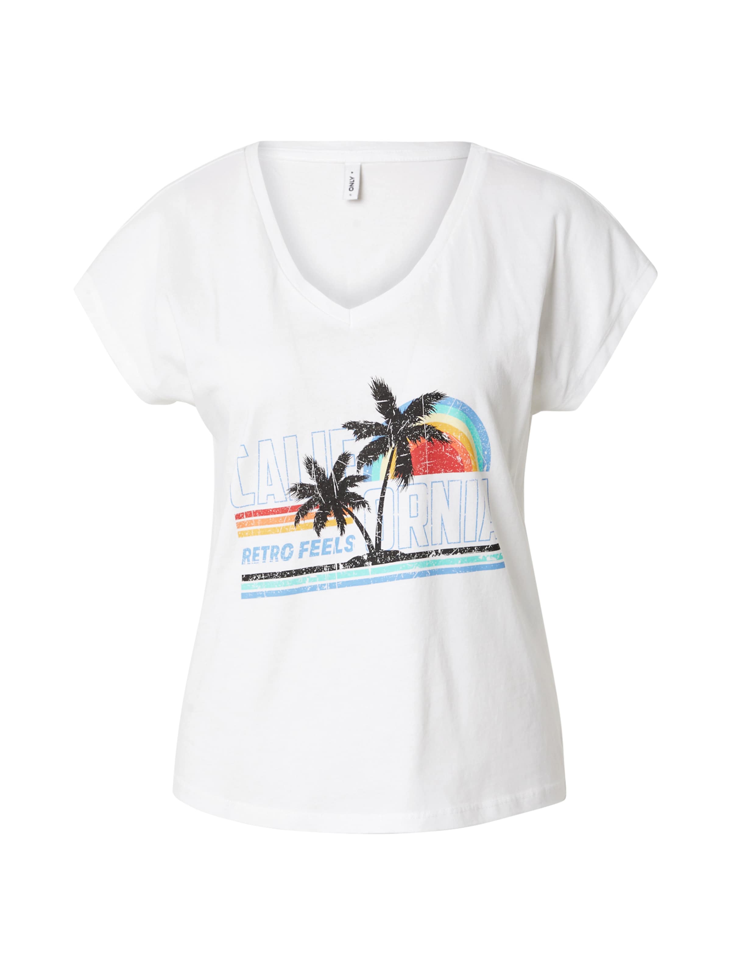 balta ONLY Marškinėliai 'ONLLUCY': priekis