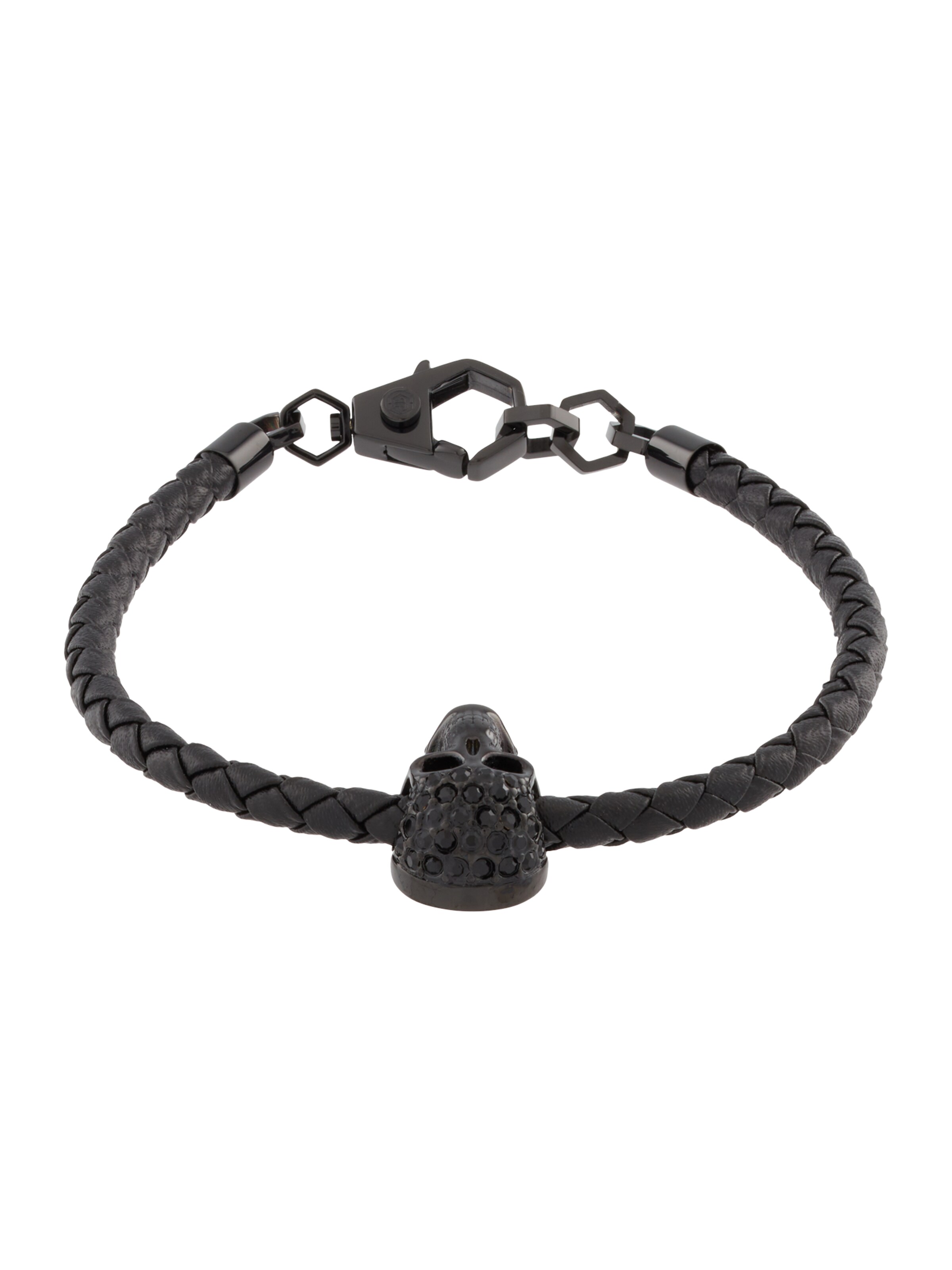 Philipp Plein Armbånd i sort: forside