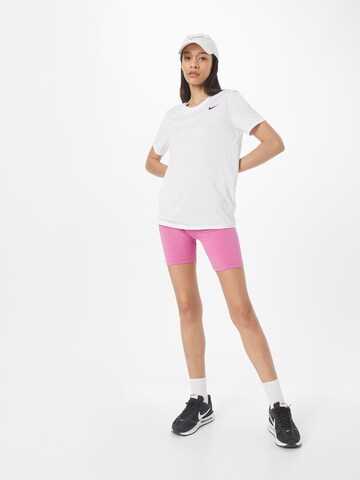 NIKE Skinny Sports trousers 'One' in Pink