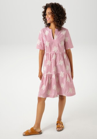Aniston CASUAL Dress in Pink: front