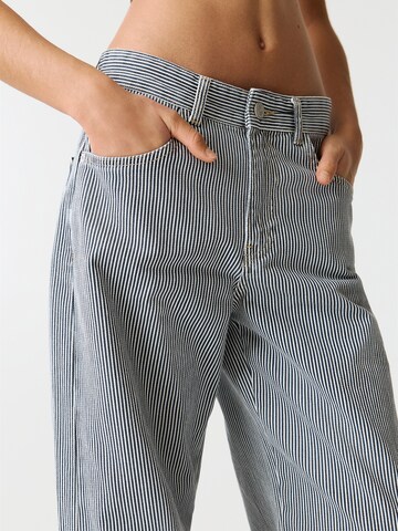 Pull&Bear Bő szár Farmer - kék