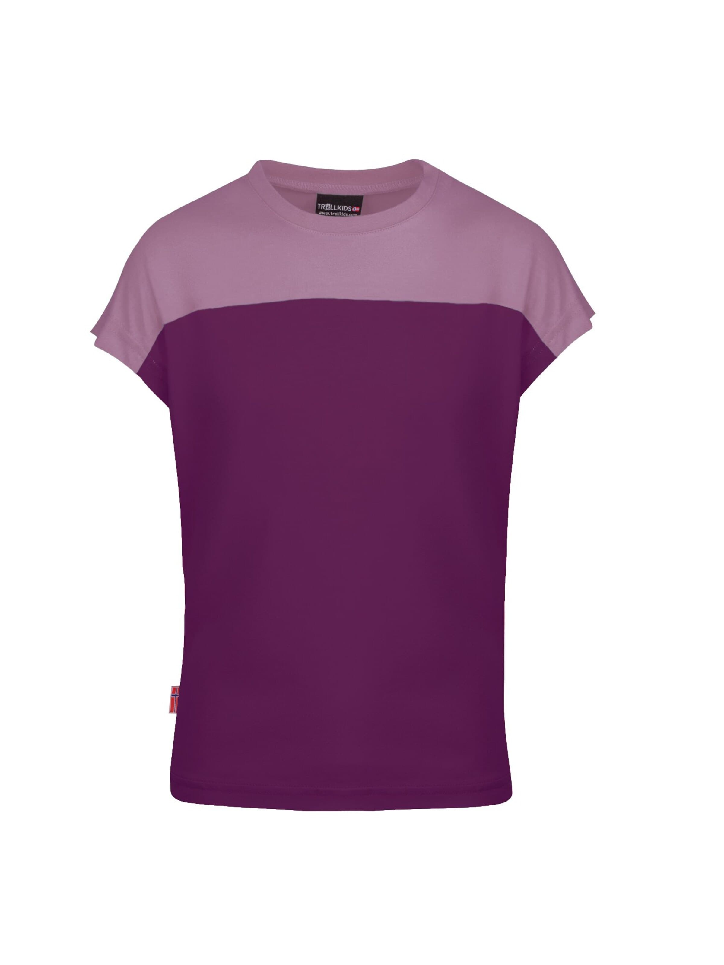 TROLLKIDS Performance Shirt in Purple: front