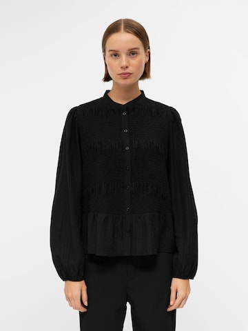 OBJECT Blouse 'IQRA' in Black: front