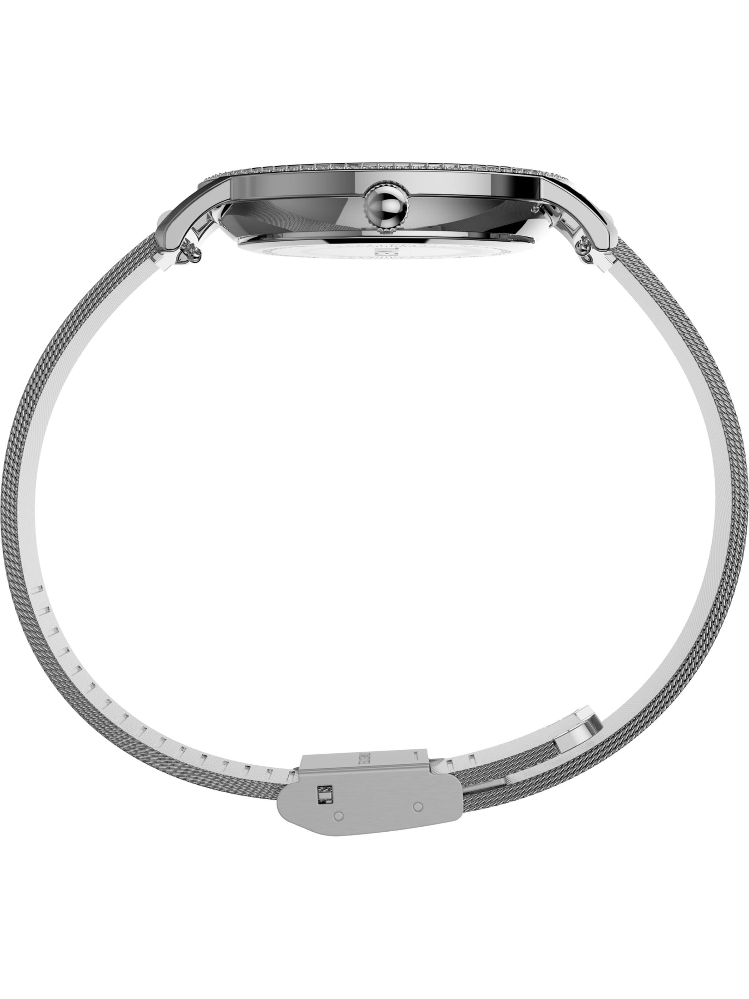 TIMEX Analogt ur 'Transcend City' i sølv