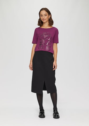 T-shirt s.Oliver BLACK LABEL en violet