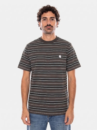 Carhartt WIP Shirt 'S/S BRONSON T-SHIRT CYPRESS' in S in de kleur Groen, Productweergave