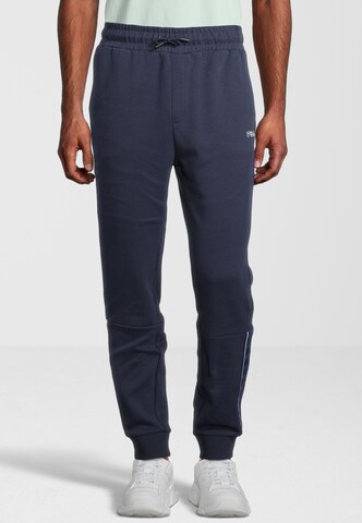 FILA Tapered Workout Pants 'Omer' in Blue: front