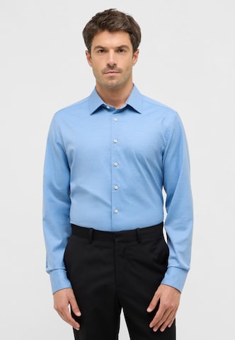 ETERNA Slim fit Zakelijk overhemd in Blauw: voorkant