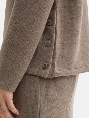 TOM TAILOR Sweatshirt in Beige