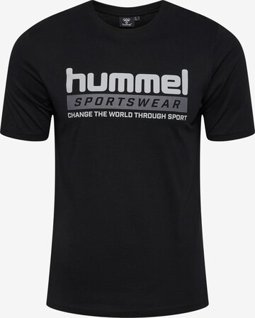 T-Shirt fonctionnel 'Carson' Hummel en noir : devant