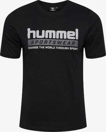 Hummel Performance Shirt 'Carson' in Black: front