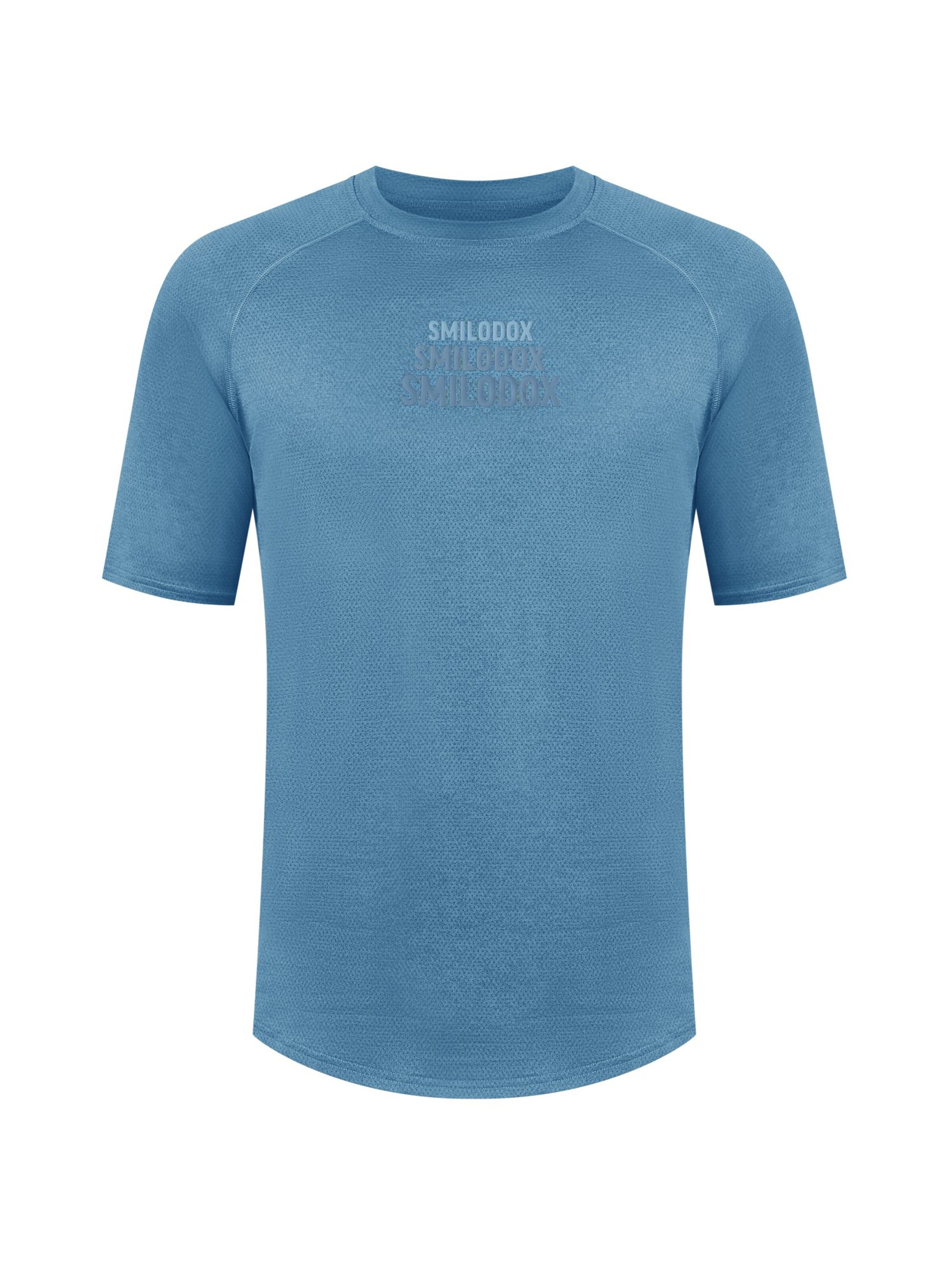 Smilodox Funktionsshirt in Blau: Vorderseite