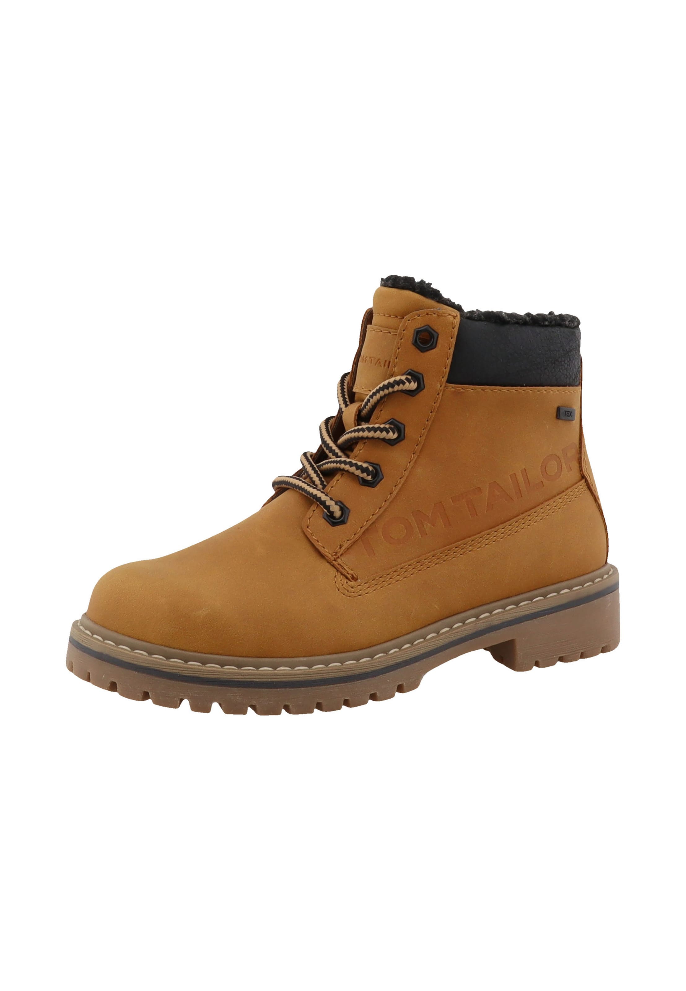 Bottes TOM TAILOR en beige : devant