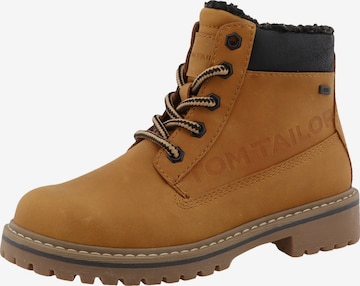 Bottes TOM TAILOR en beige : devant