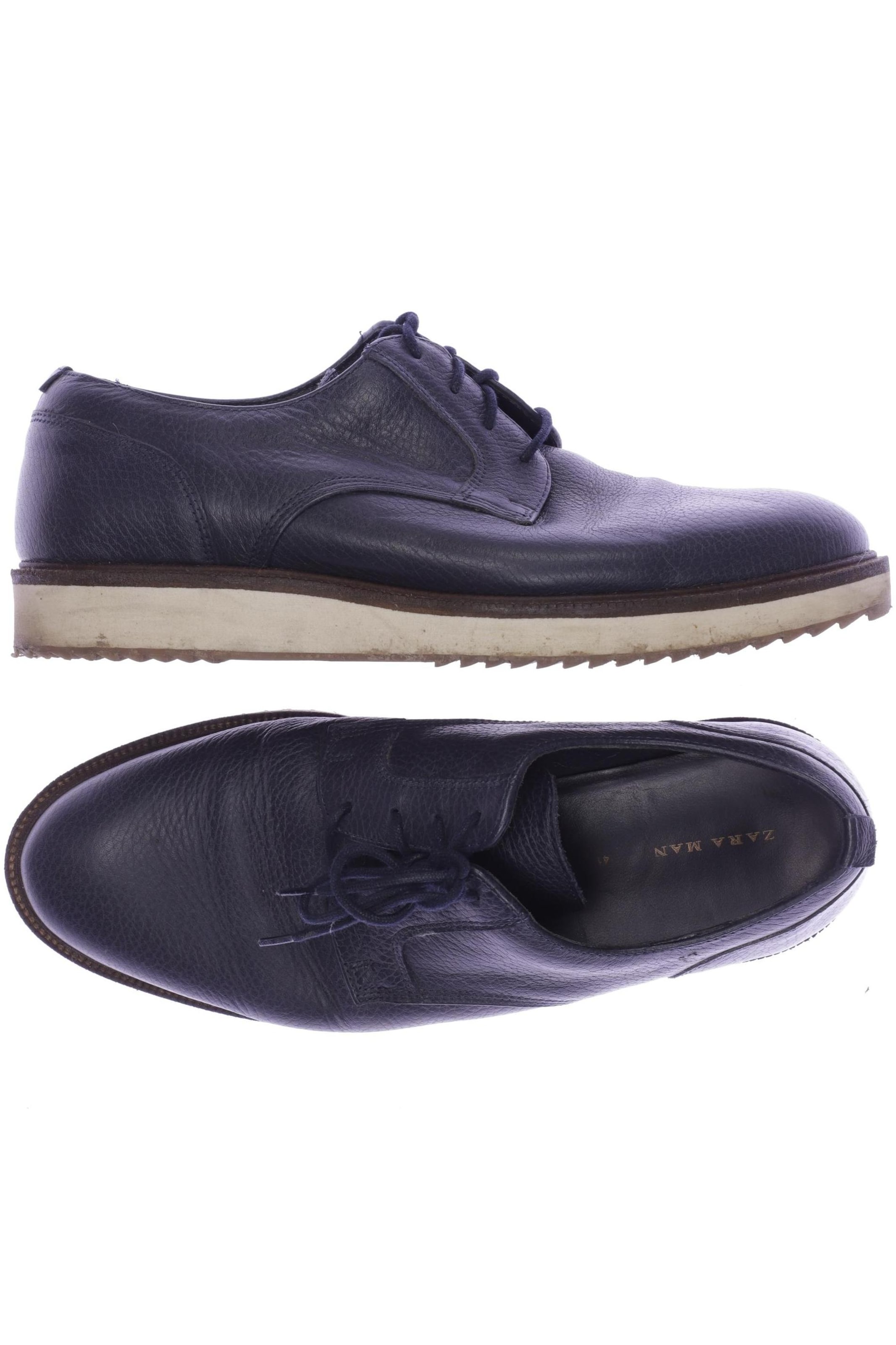 ZARA Flats & Loafers in 41 in Blue: front